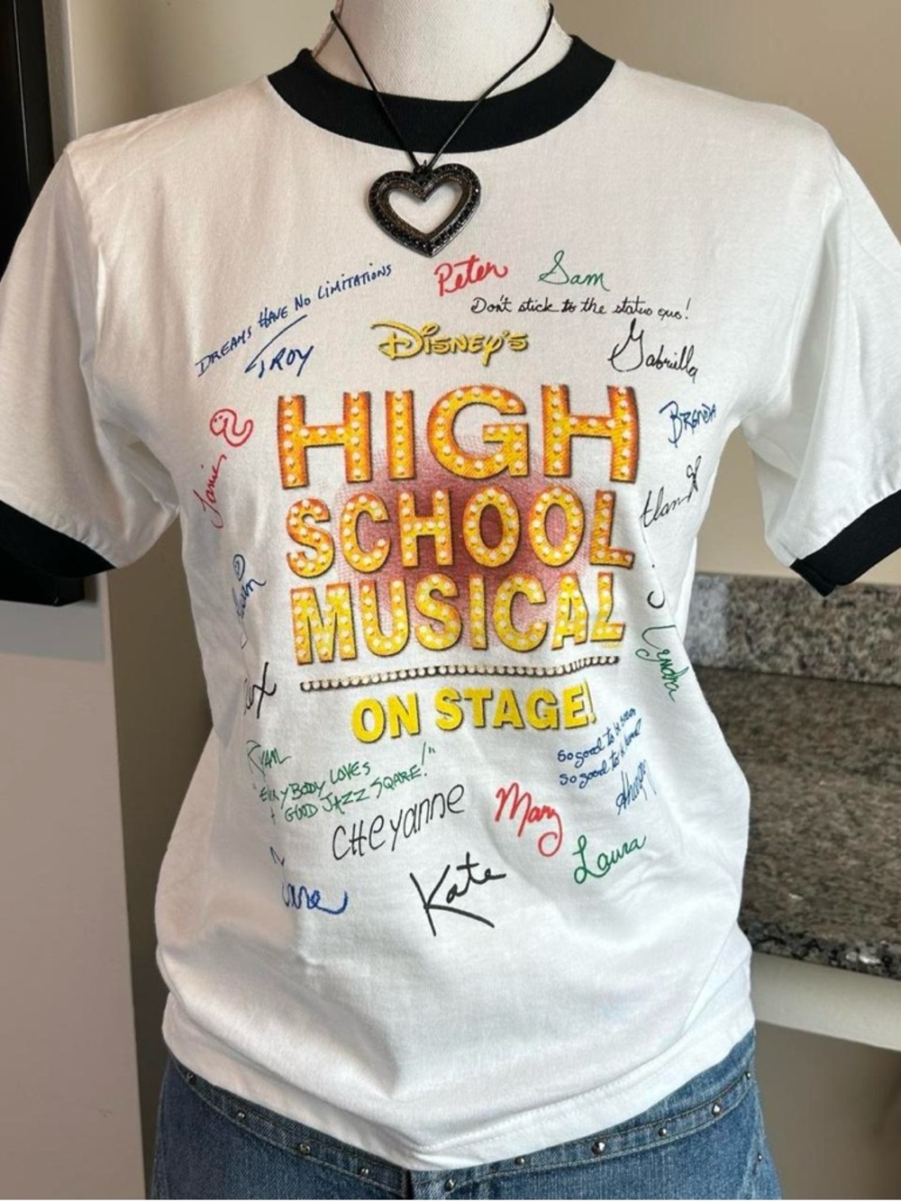 Disney High School Musical On Stage Youth Medium Ringer Tee
